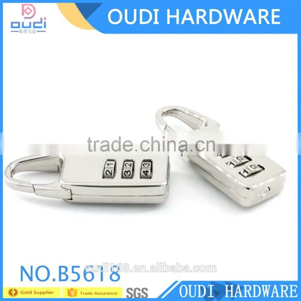 Common Design Safety Coded Lock Use IN Case Metal Combination Lock For Bag photo-2