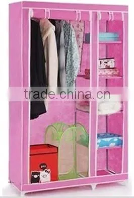 Bedroom Furniture Newest Colorful Fabric Wardrobe