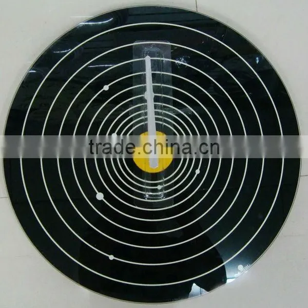 Glass Decorative Wall Round Wall Mounted Clock photo-4