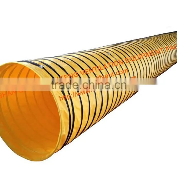 PVC Reinforced Mining and Tunnel Vent Duct photo-2