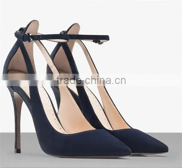 Temperament Leather Wholesale Leather Sandals 100% Handmade High Heel Shoes for Girl photo-3