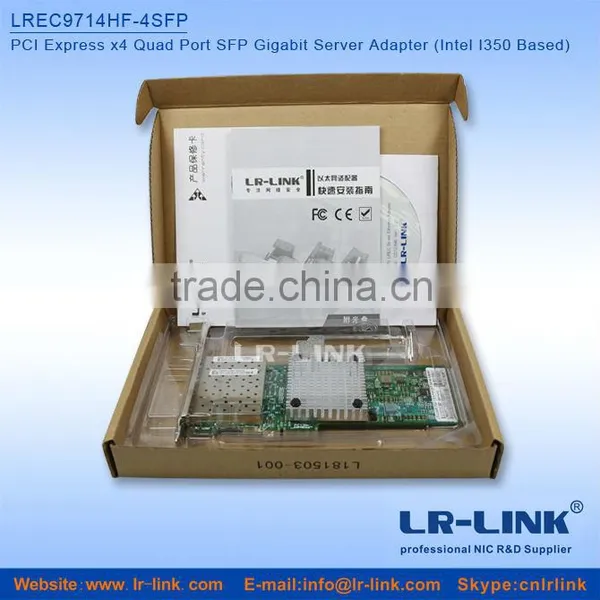 Intel I350 PCI Express x4 4 Port SFP Gigabit Fiber Server LAN Card photo-5