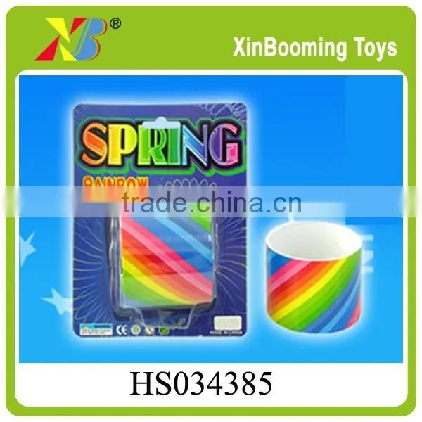 2015 New Design Plastic Promotional Toys Funny 7.8cm Diameter Slinky Spring Toys