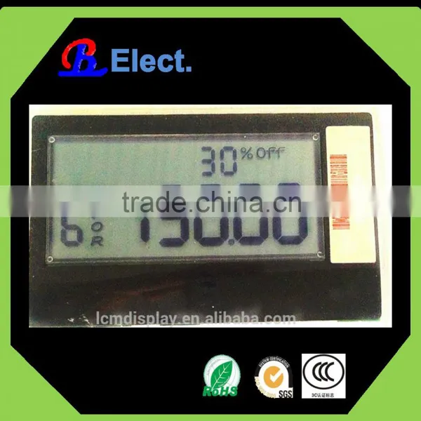 Digital Price Lcd for Supermarket, Custom Electronic Shelf Label Lcd Screen,digital Price Tags