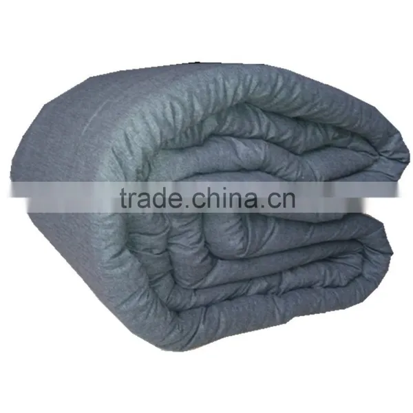 Reversible Comforter Set, Quilt, Bedspread -grey, Imitation of Cashmere Fabric