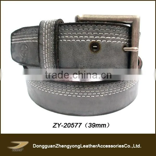 Military Belt, Pure Cowhide Leather Belt, Leather Suede Belt