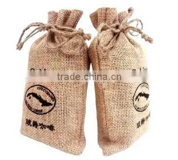 Customized Natural Jute Burlap Bag photo-4