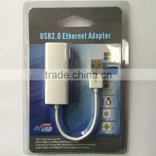 Driver-free USB 2.0 to 10/100 Fast Ethernet Adapter for Laptops Desktops photo-5