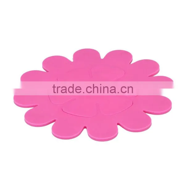 Flower Shape Coasters Silicone Placemat photo-2