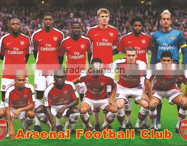 Xinlong Famous Football/soccer Ball Club Poster Paper