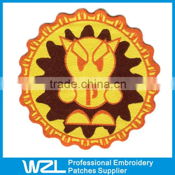 Cheap Custom Made Cute Woven Patches for Children Clothes/ Fashion Patches for Clothes