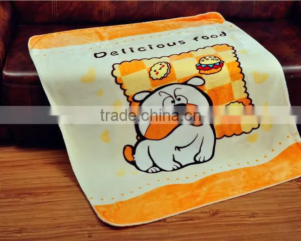 2016 Children Cartoon Soft Thick Coral Fleece Swaddle Blanket photo-4