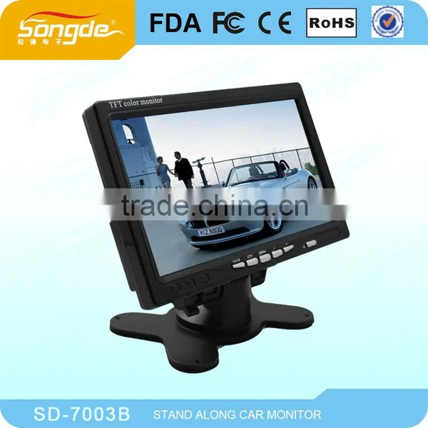7inch TFT Car Lcd Monitor With Full Function Remote Control photo-3