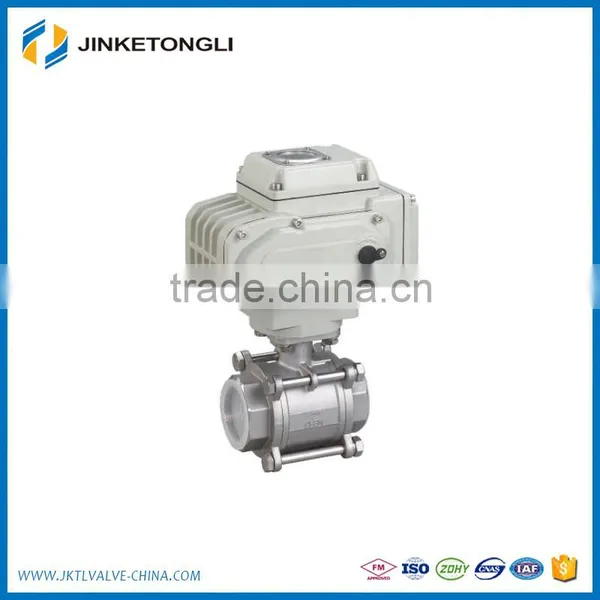Wcb/SS304/SS316 Electric Water Valve Flow Automatic Control Valve