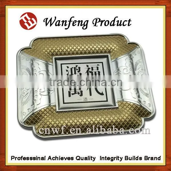 Hot Sell Cheaper French Wine Bottle Metal Label Facory in China photo-4