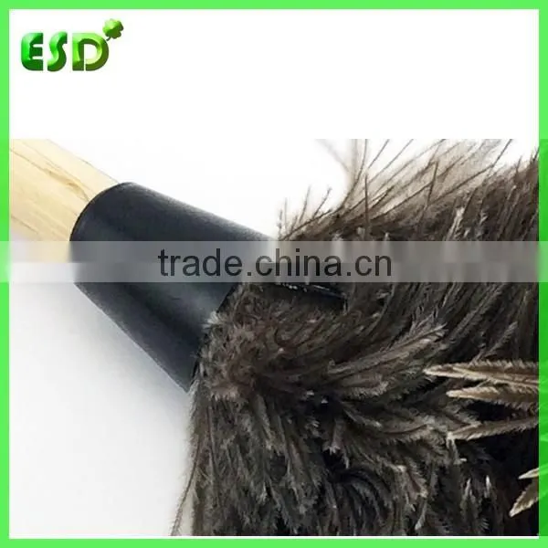 ESD Wooden Handle Ostrich Feather Duster,Anti-Static Duster photo-2