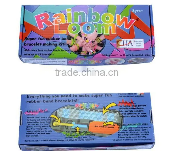 Educational DIY Toy for Kids Crochet Kit Rainbow Loom FS0084 photo-2