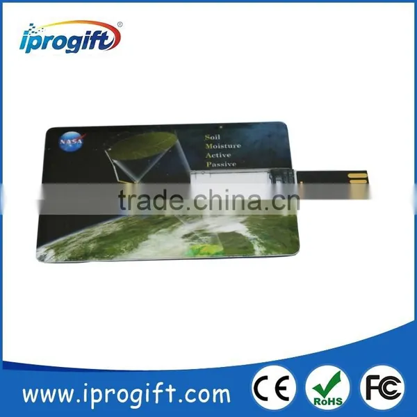 2016 Wholesale Customized Logo Personalized CREDIT CARD USB Flash Drive 32GB photo-2