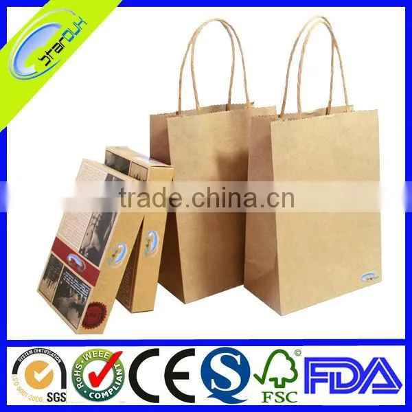 Custom Brown Recycle Paper Bag