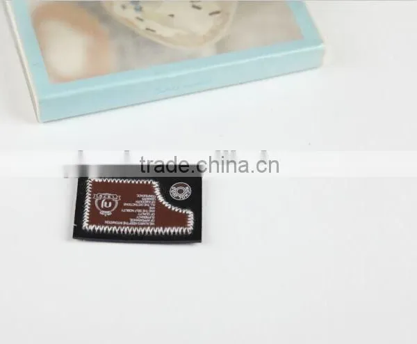 Fashion Design Garment Accessories Leather Label Embossed PU Leather Patch For Clothes photo-3