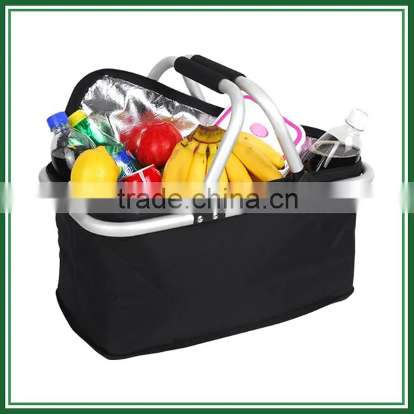 Polyester Fabric Picnic Basket, Cheap Picnic Basket Set photo-2