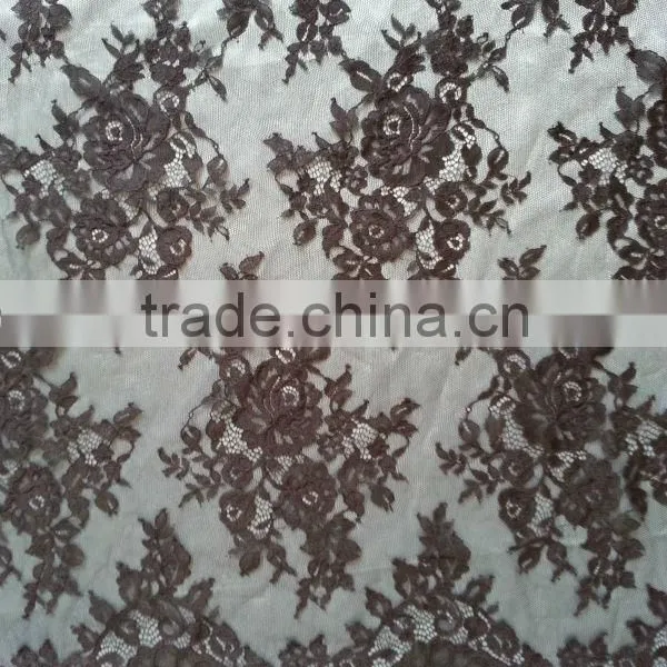 Grey Color and 100% Cotton Material High Quality Swiss Voile Laces