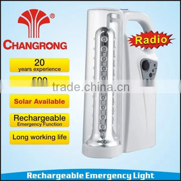 Rechargeable Emergency Led Lantern With FM Radio 40pcs Super Bright Led
