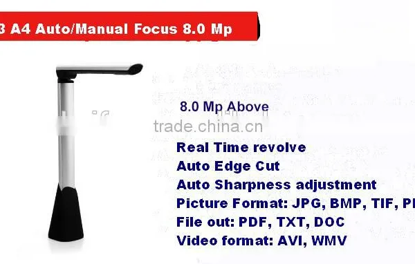 OCR Programmable 8.0MP Portale Document Camera Visualizer Visual Presenter photo-2