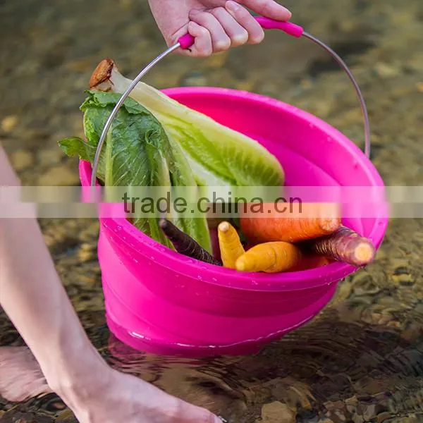 Kitchenware Fashion Design Durable Silicone Mop Pail for Cleaning photo-2