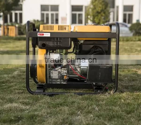 NIMBUS 2015 New Portable Single Phase 10HP Diesel Engine Powered Open-type Diesel 5KW Generator for Sale photo-2