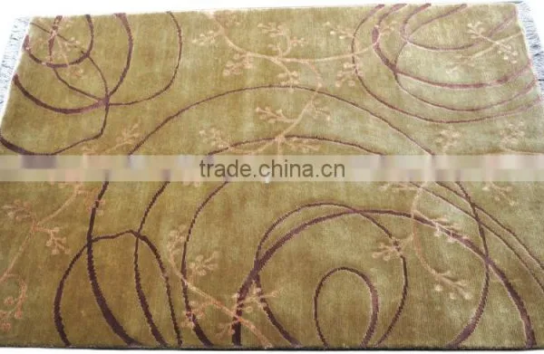 Hand Knotted Indo-Nepali Carpet N-28
