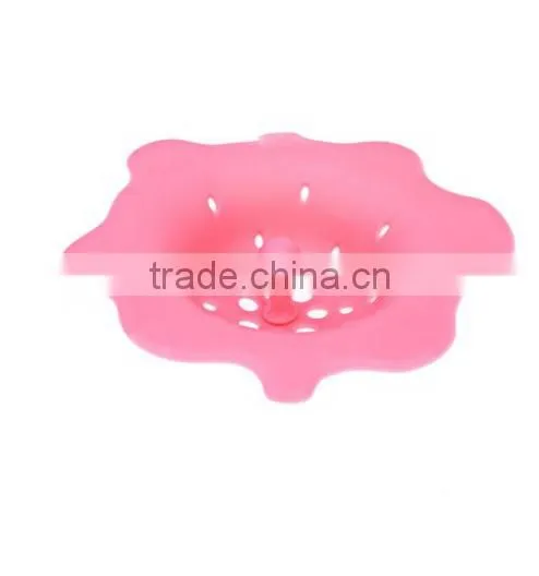 Kitchen Bathroom Drain Cover Trap Basin Hair Filter / Silicone Sewer Drain Cover Basin Sink Strainer photo-4