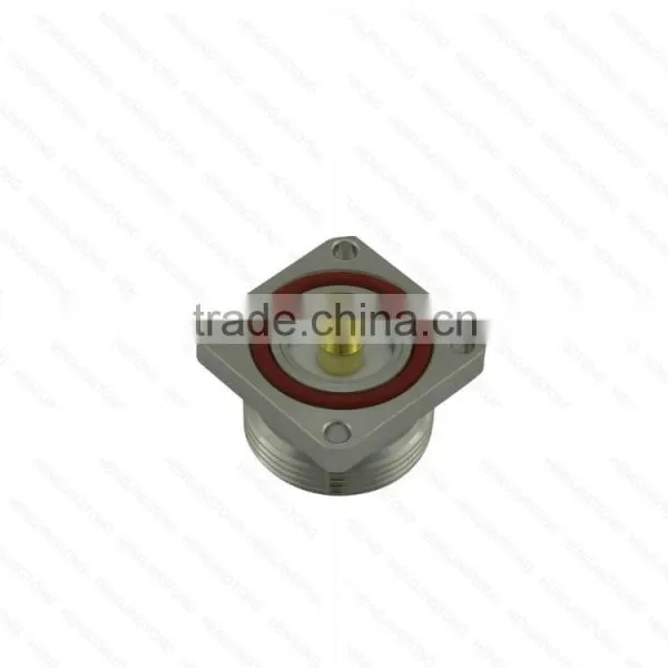 7/16 DIN Female Jack Flange Mount Solder Cup STRAIGHT RF Coax Cable Connector photo-4