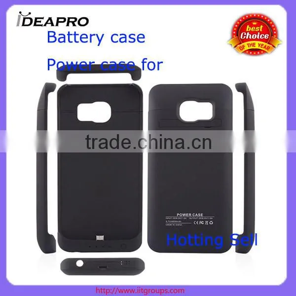 4200mAh External Backup Battery Power Back Case For Samsung Galaxy S6 Edge photo-3