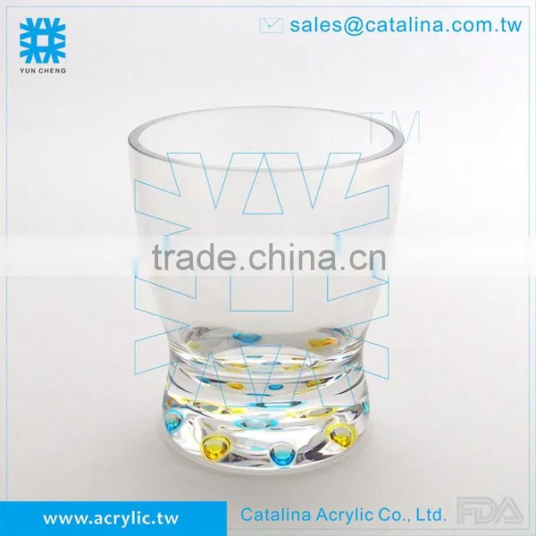 3D Bubble Pattern Tumbler, Mug cups Acrylic Bathroom Accessories
