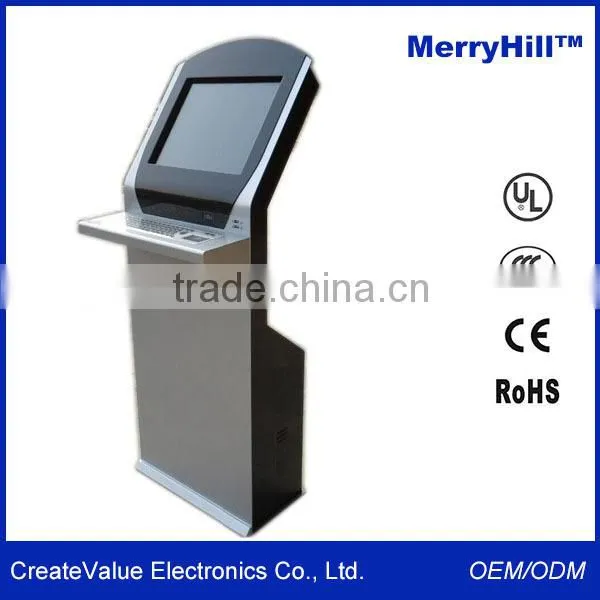 Industrial Commecial 15/17/19/22 Inch Touch Screen Banking Kiosk Metal Keyboard photo-4