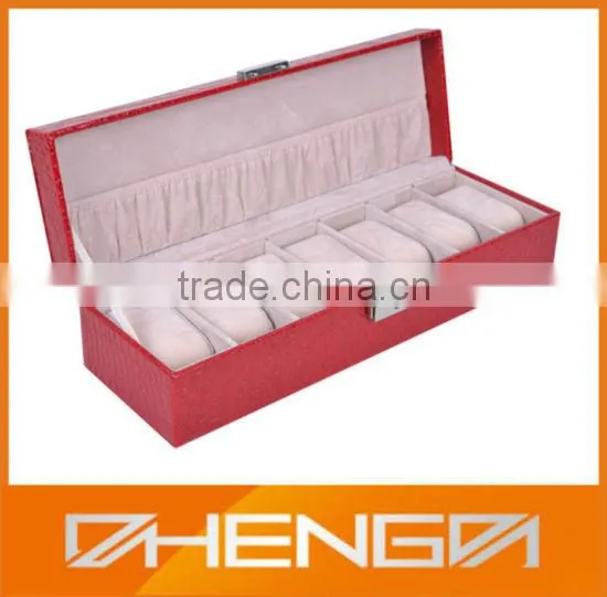 Good Quality Leather Luxury Watch Box Custom Made in China photo-3