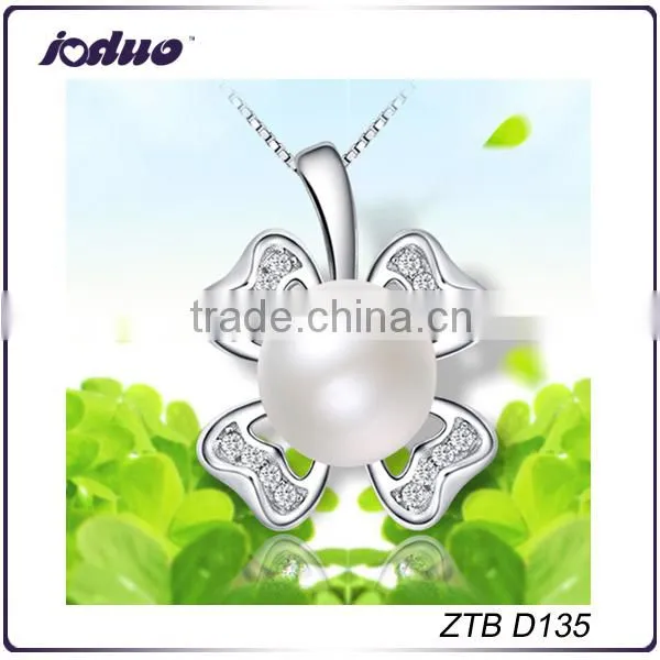 Top Quality 925 Sterling Silver Flower Pendant
