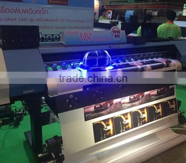 High Quality Stable Machine 1.9m DX5 Printhead UV LED Roll to Roll Inkjet Printer photo-2
