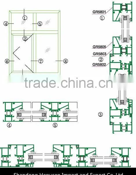 Broken Bridge Aluminium Horizontal Inswinging Casement Window photo-3