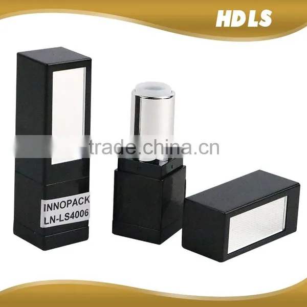Private Label Makeup Packaging Wholesale Empty Black Lipstick Tube photo-2