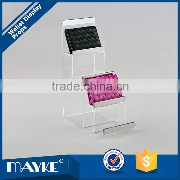 Acrylic Material Wallet and Purse Clear Display Stand Sale for Factory Price photo-2