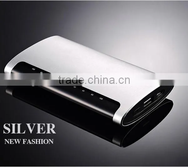 Metal Fashion OEM Customized Logo 12000mAh New Design Power Bank External Battery Charger Pack for IPhone, IPad, Samsung, photo-5