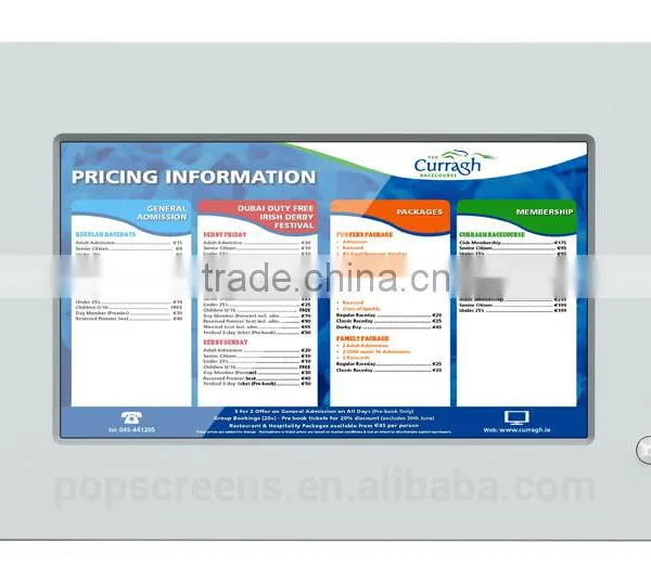 7" Touch Screen LCD Advertising Shelf Player With Bar Code Reader photo-4
