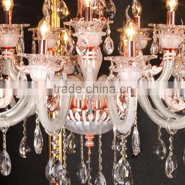 Vintage Zinc Alloy & Glass Bowl Chandelier & Pendant Lighting photo-4