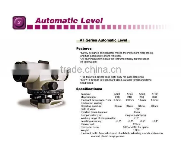 AT series automatic level