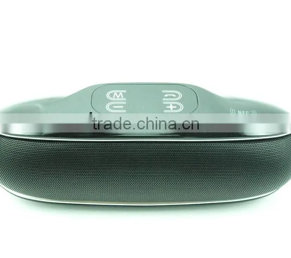 S309 Silver Color Stereo Sound Bluetooth Speaker With NFC,bluetooth Radio With USB photo-2