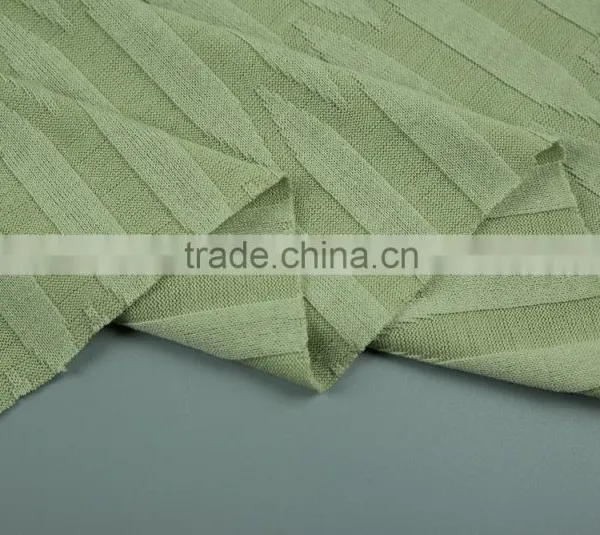 High Quality Polyester Viscose Lycra Fabric Hacci Knit Fabric Jacquard Fabric photo-2