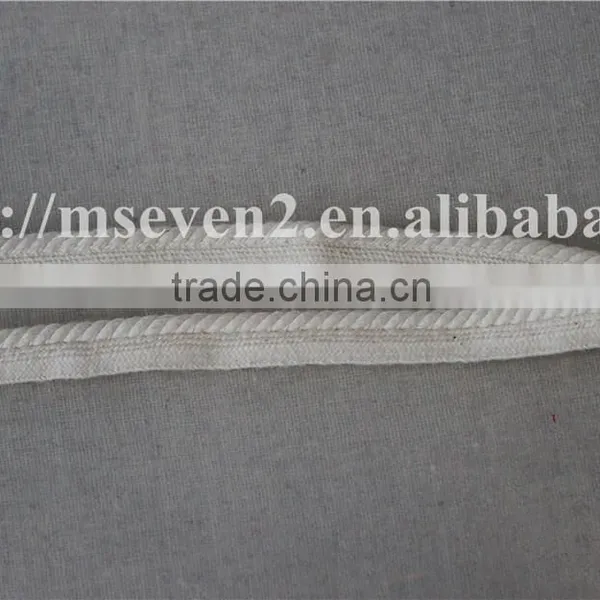 1cm Piping Tape Cotton, Natural Color for Dye 100% Cotton for Cloth photo-3