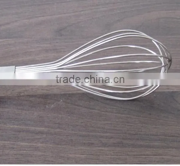 Manual Stainless Steel Mixer Beat Eggs Household Blender Bold Stainless Steel Round Bar Handle Small Medium Large Whisk D07 photo-2